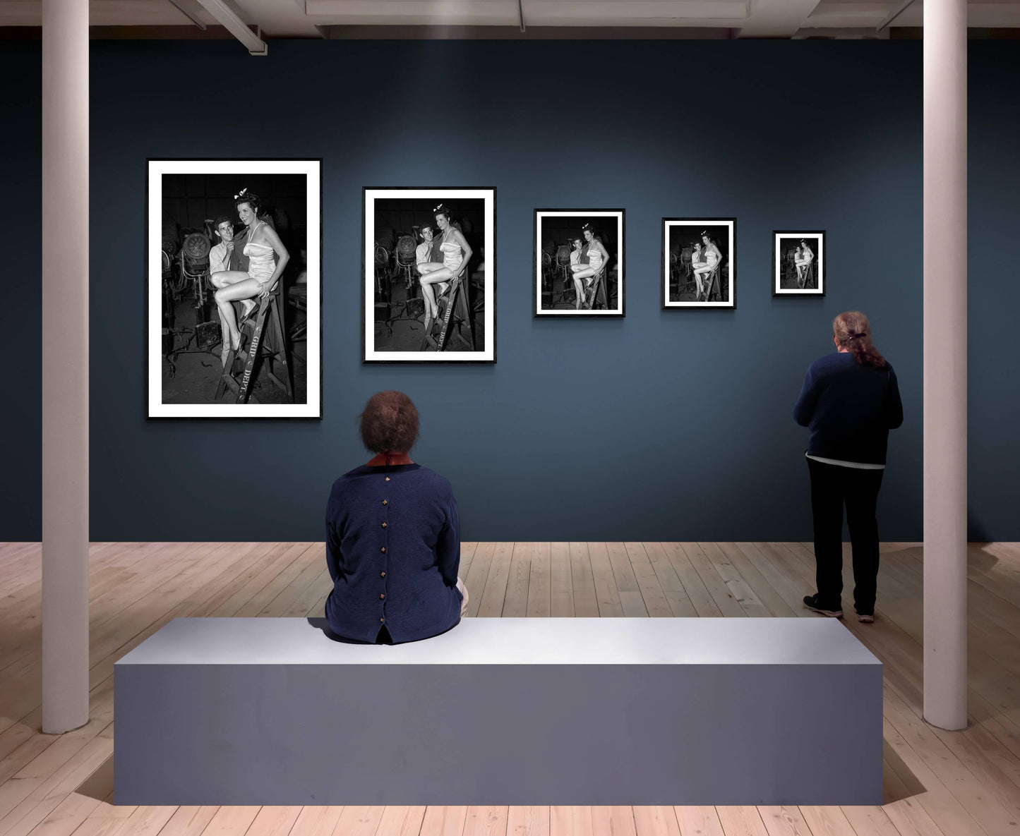 Jane Russell Having Fun on Set