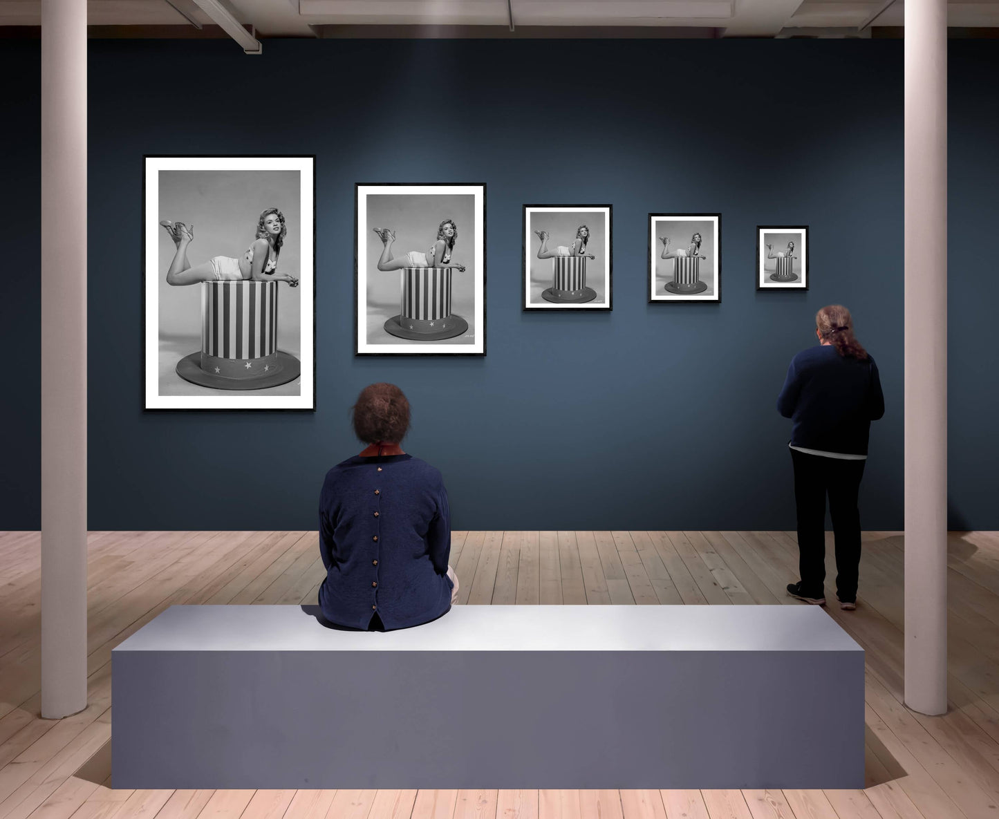 Jayne Mansfield Patriotic Pinup