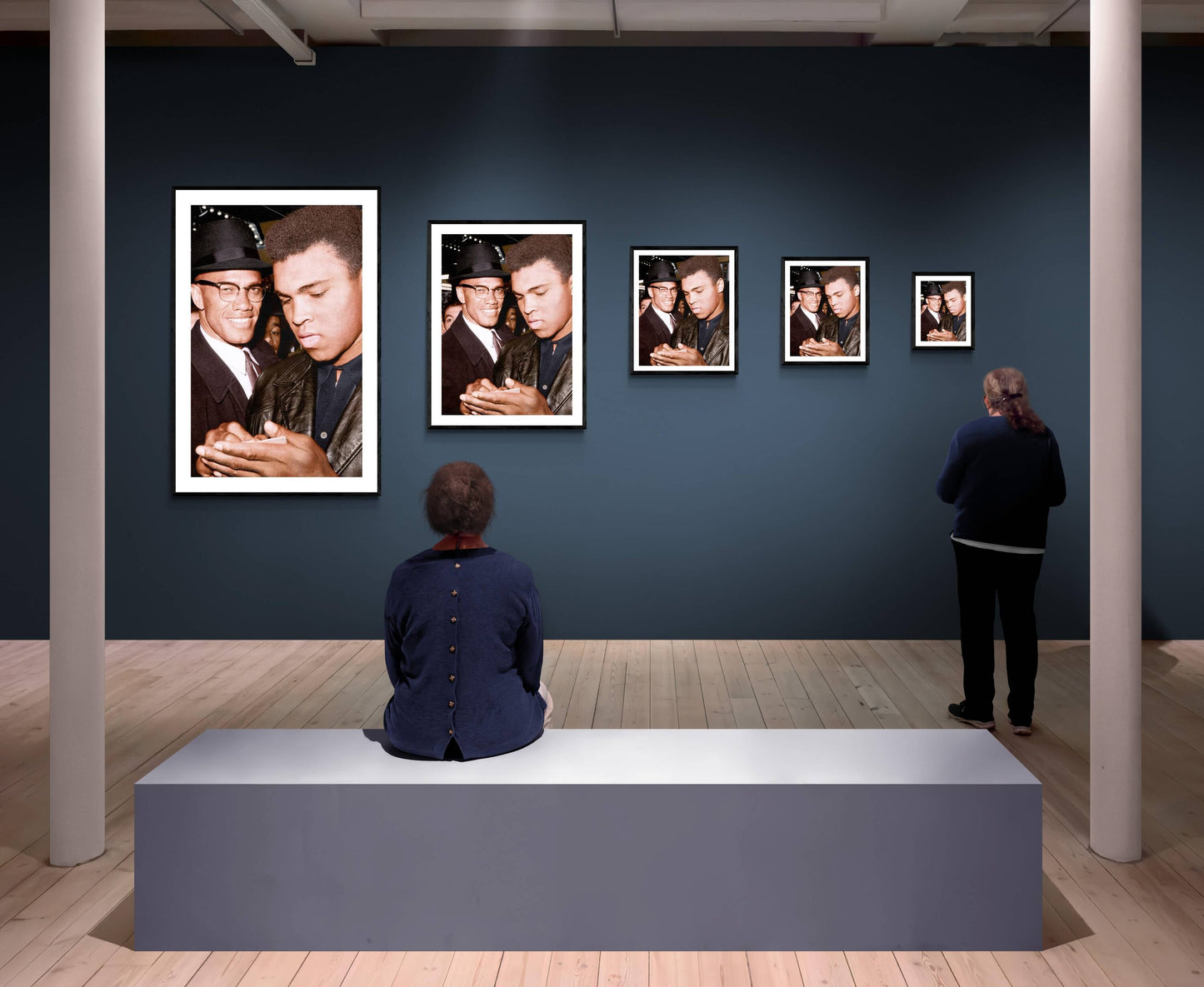 Muhammad Ali and Malcolm X