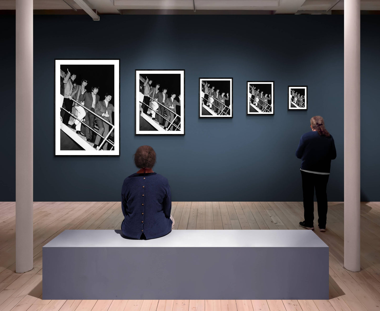 The Beatles Arriving in Las Vegas