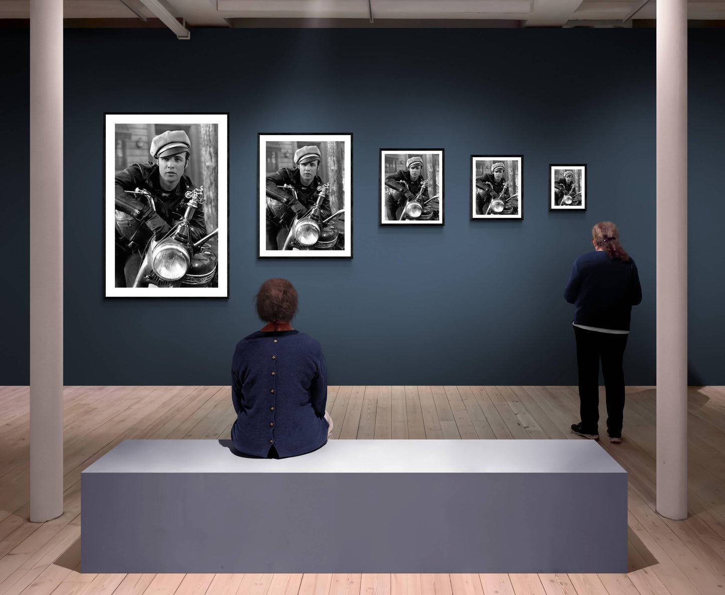 Marlon Brando as Johnny Strabler in "The Wild One"