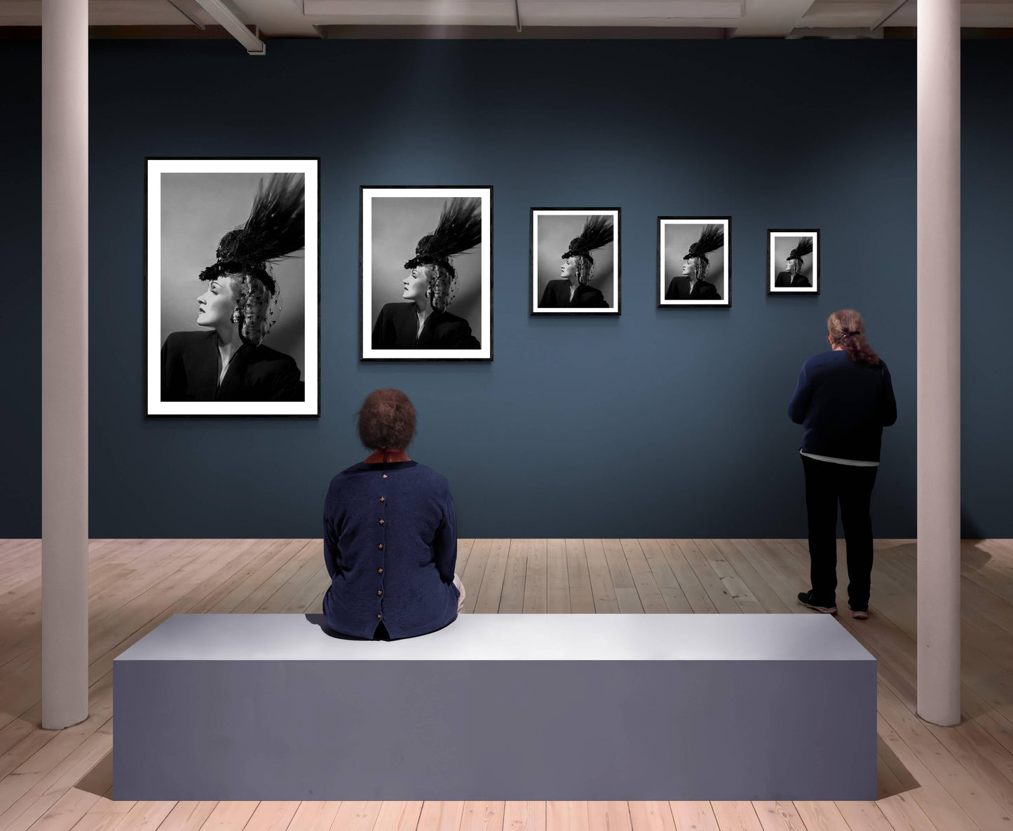 Marlene Dietrich in Feathers