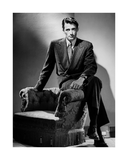 Gregory Peck Posed in the Studio