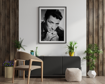 Gregory Peck Closeup Portrait