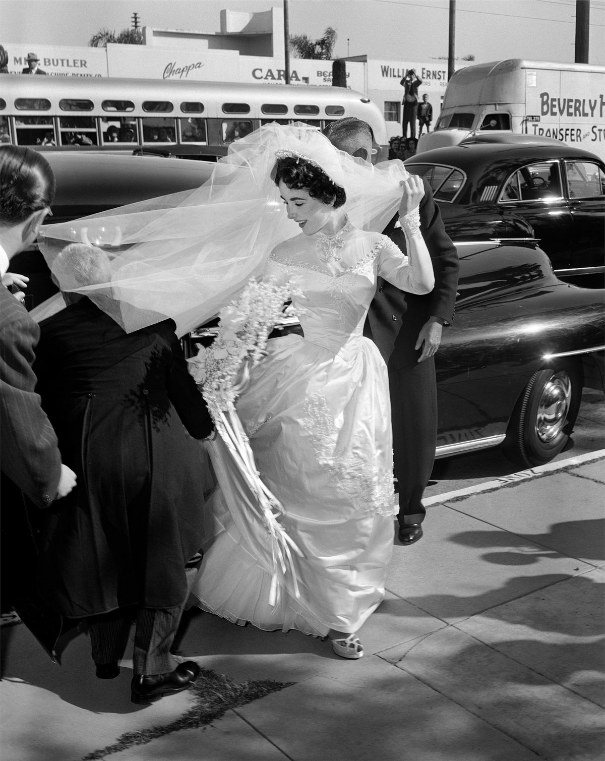 Elizabeth Taylor Wedding Day