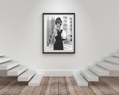 Audrey Hepburn Breakfast at Tiffany's Iconic Shot