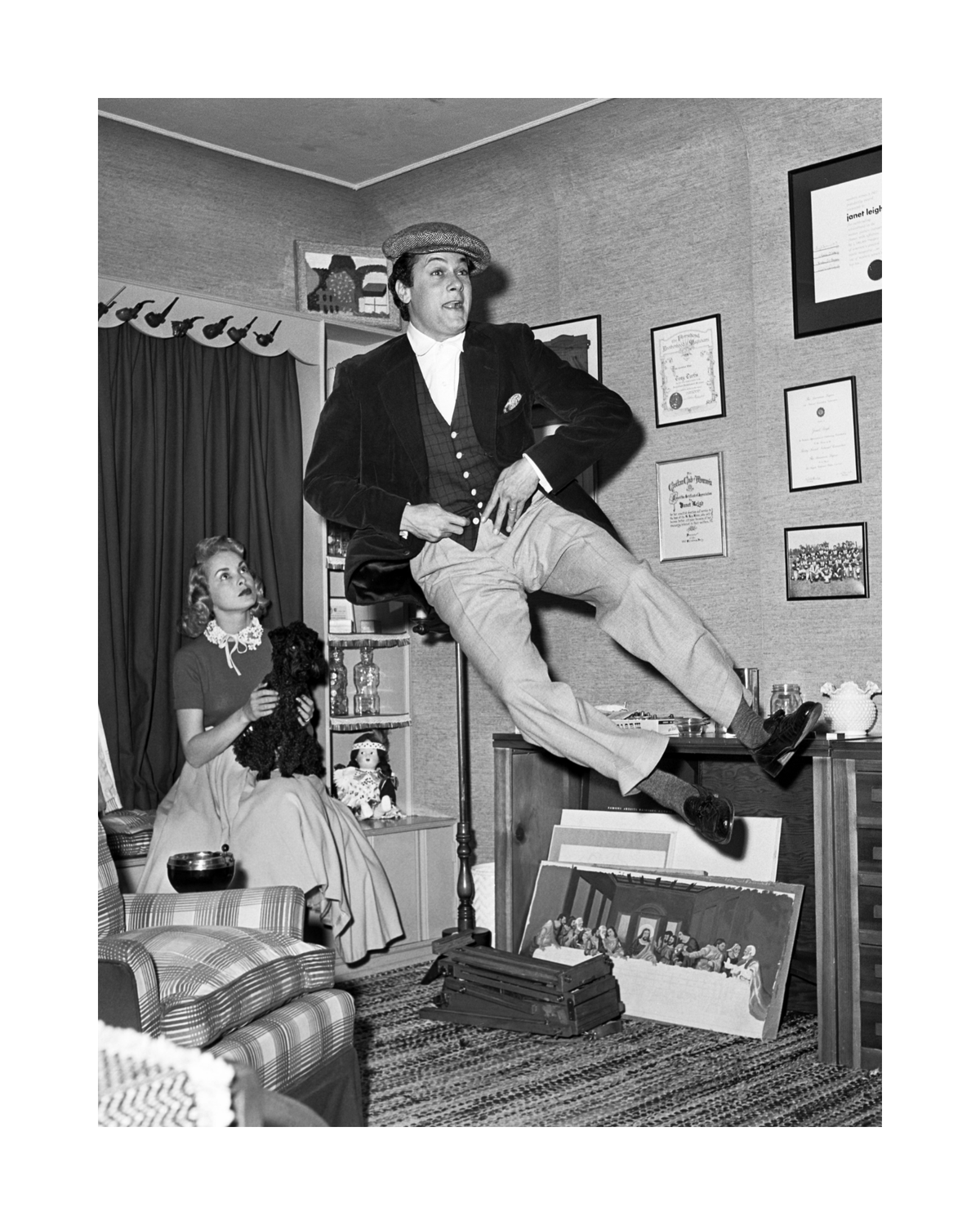 Tony Curtis and Janet Leigh