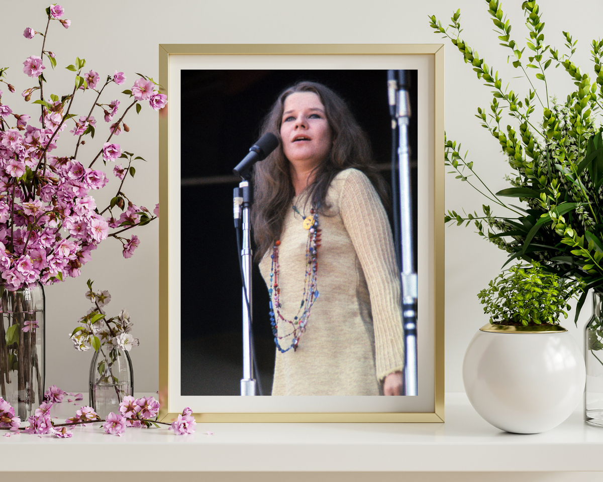 Janis Joplin Performing at Monterey Pop