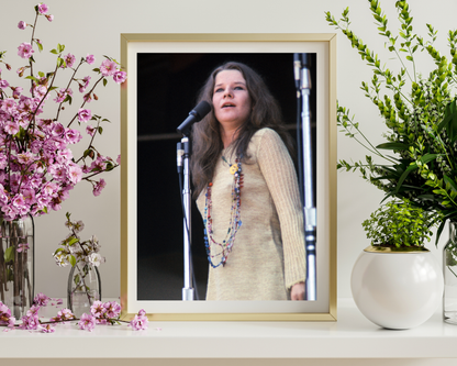 Janis Joplin Performing at Monterey Pop