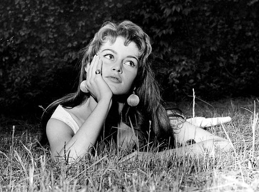 Brigitte Bardot in a Garden