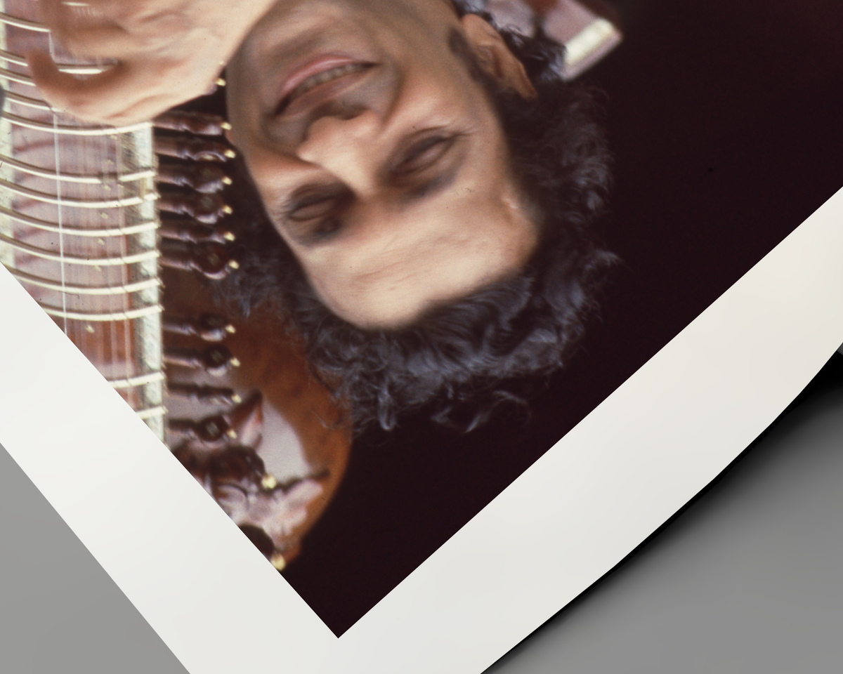 Ravi Shankar Smiling on Stage