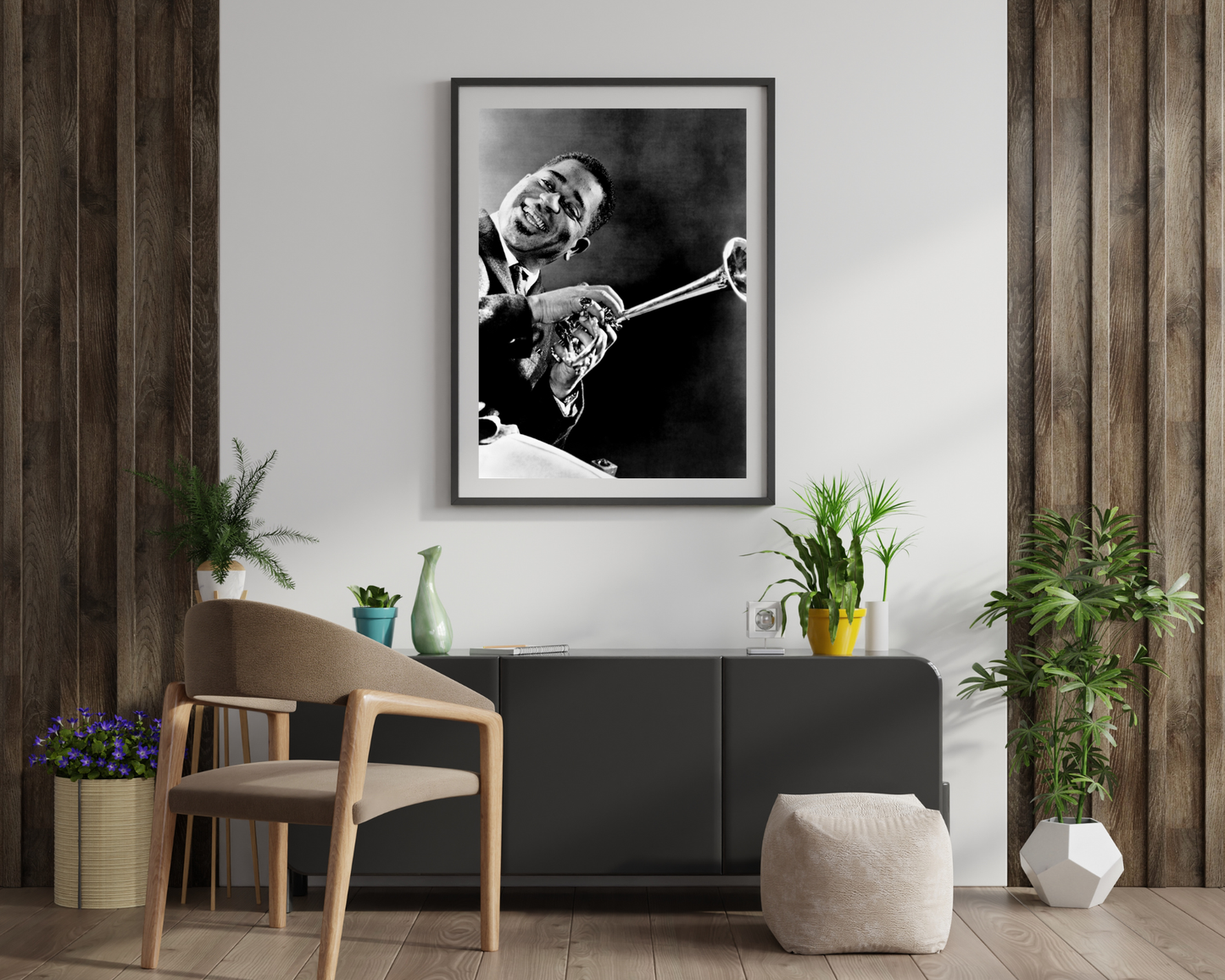 Johnny Cash joue de l'harmonica