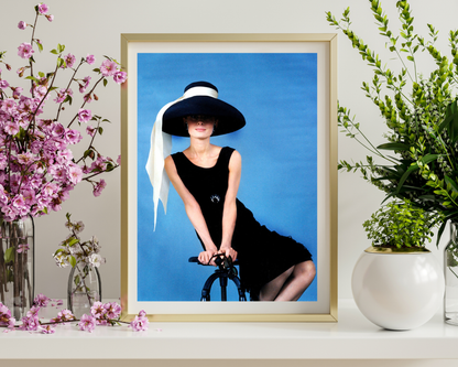 Audrey Hepburn in Hat for "Breakfast at Tiffany's"