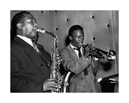 Charlie Parker Playing Saxophone