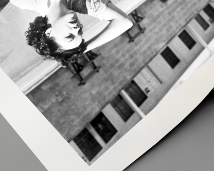 Judy Garland Sitting Poolside