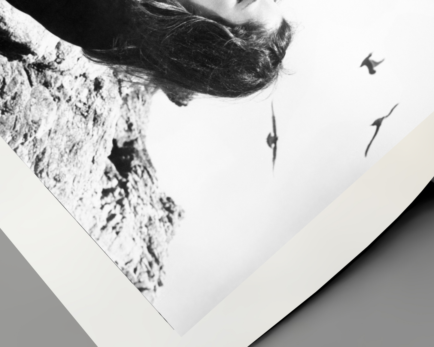 Elizabeth Taylor Sitting on Beach