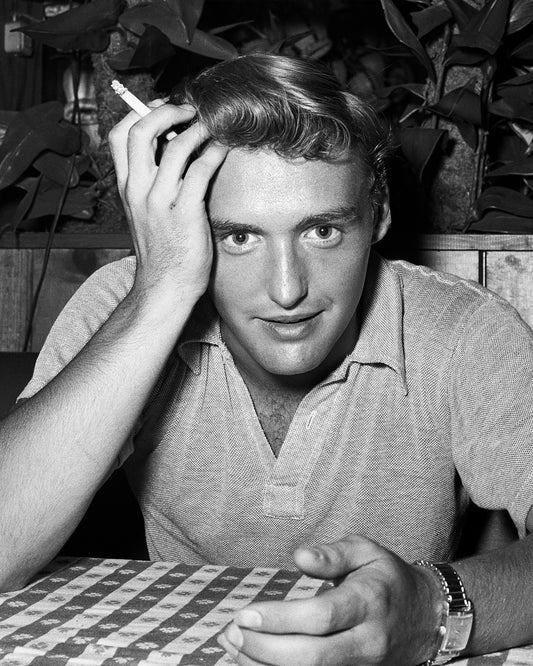 Dennis Hopper Smoking at Villa Capri