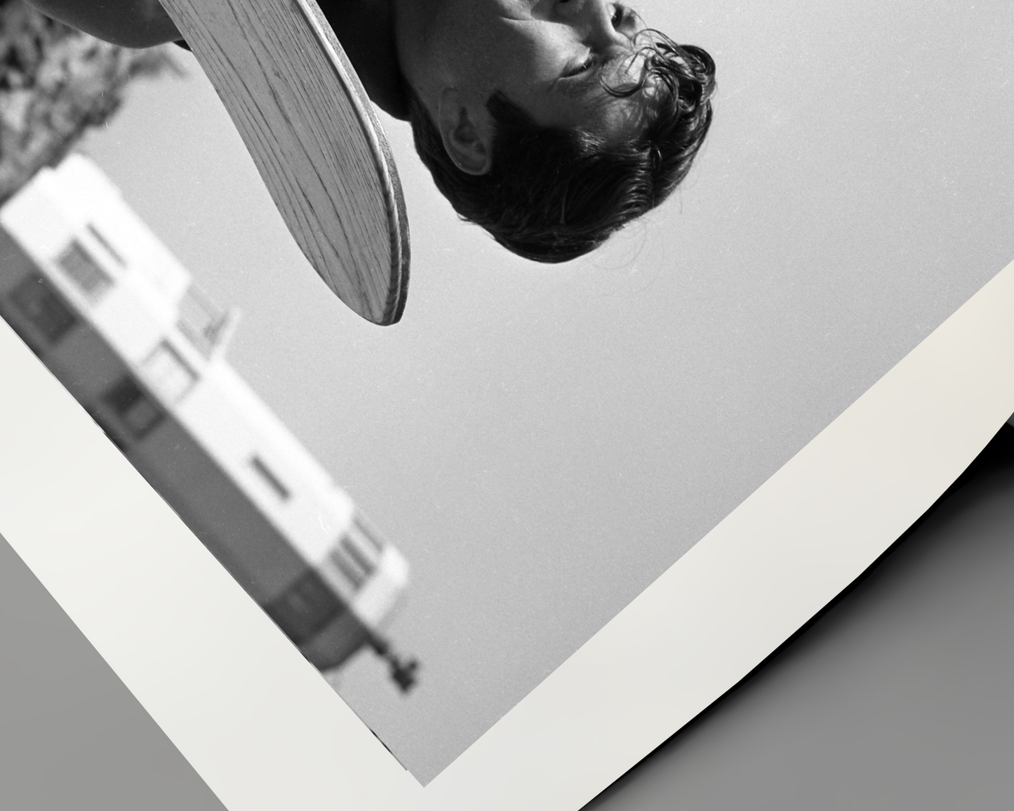 Hugh O'Brian Posed with Water Skis