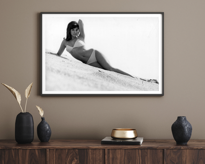 Raquel Welch Sunbathing