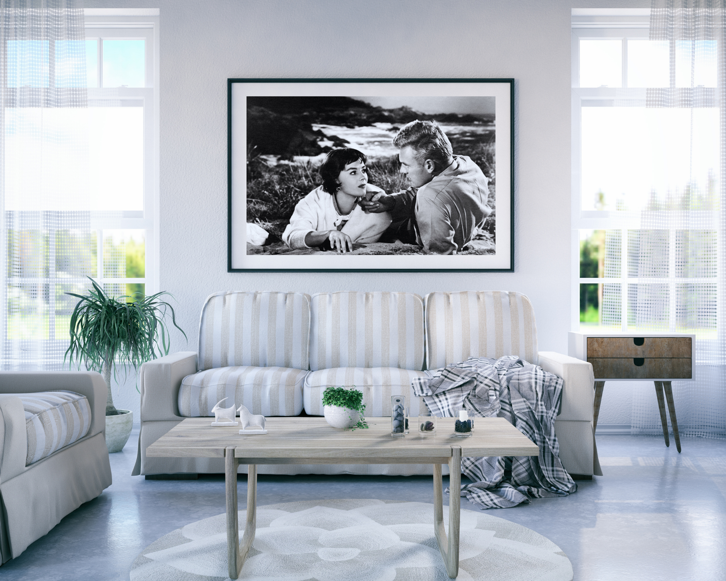 Natalie Wood and Tab Hunter in The Girl He Left Behind