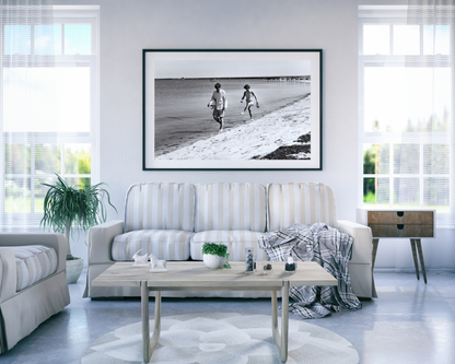 John F. Kennedy and Jacqueline Kennedy at the Beach