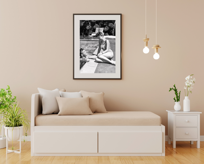 Natalie Wood and Tab Hunter Swimming