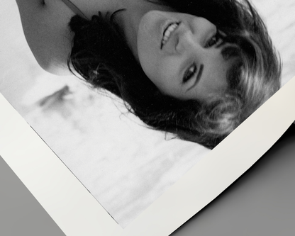 Raquel Welch Posed on Beach