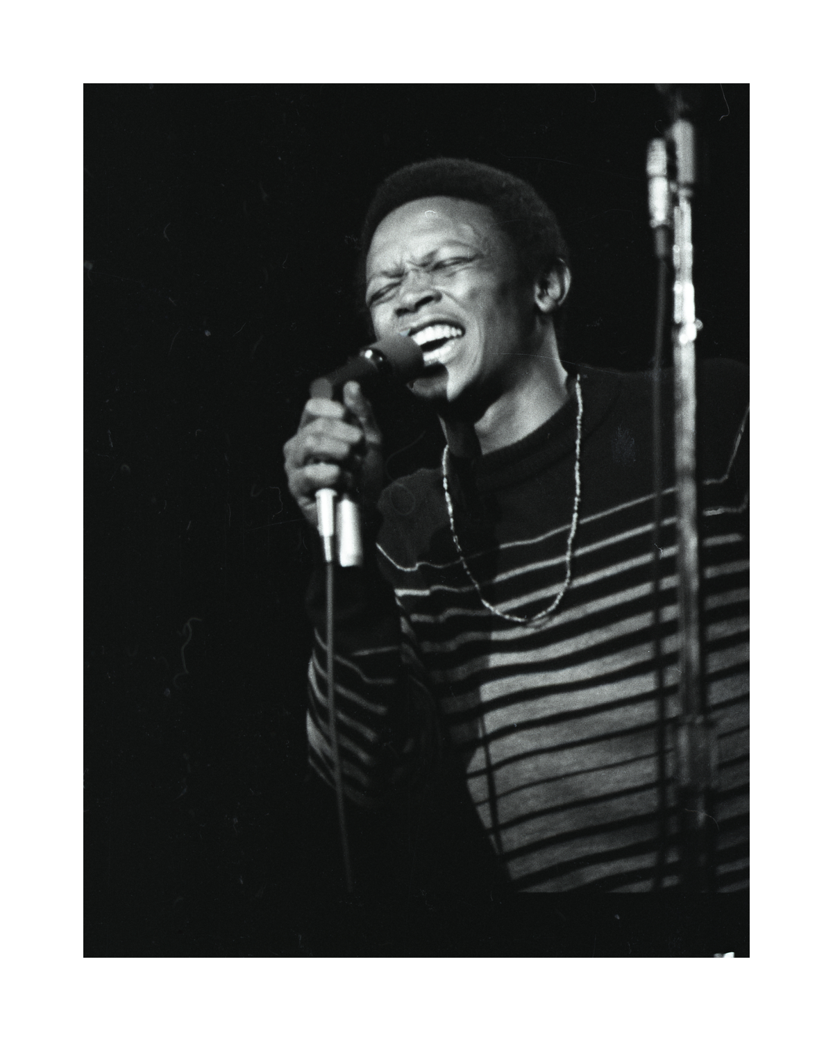 Hugh Masekela Singing at Monterey Pop Festival