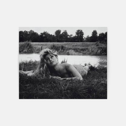 Brigitte Bardot Lying in Grass