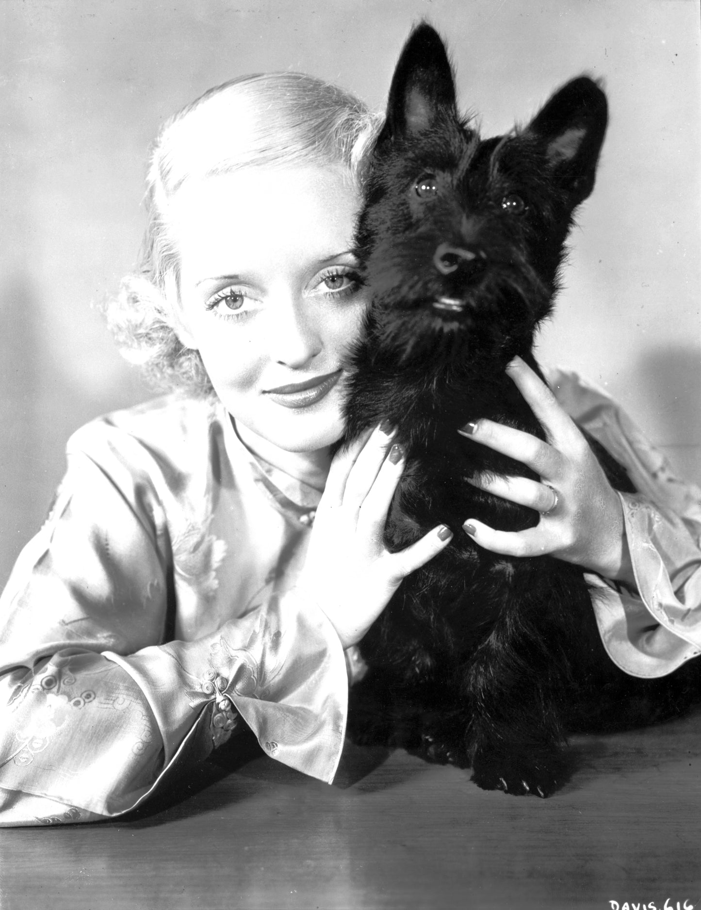 Bette Davis with Dog