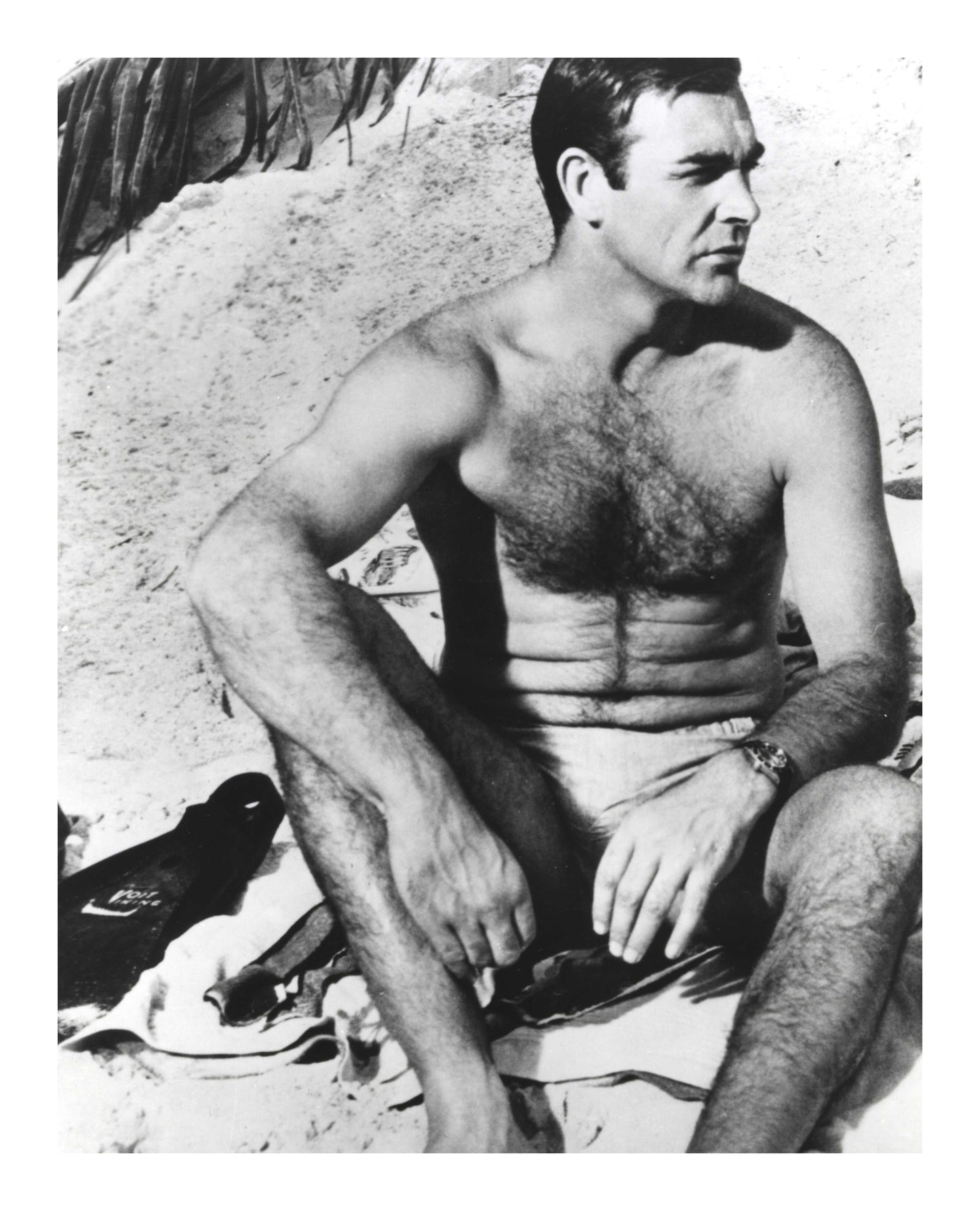 Sean Connery on the Beach