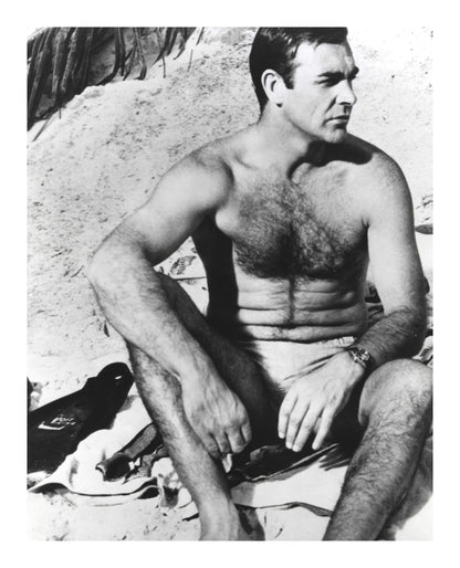 Sean Connery on the Beach