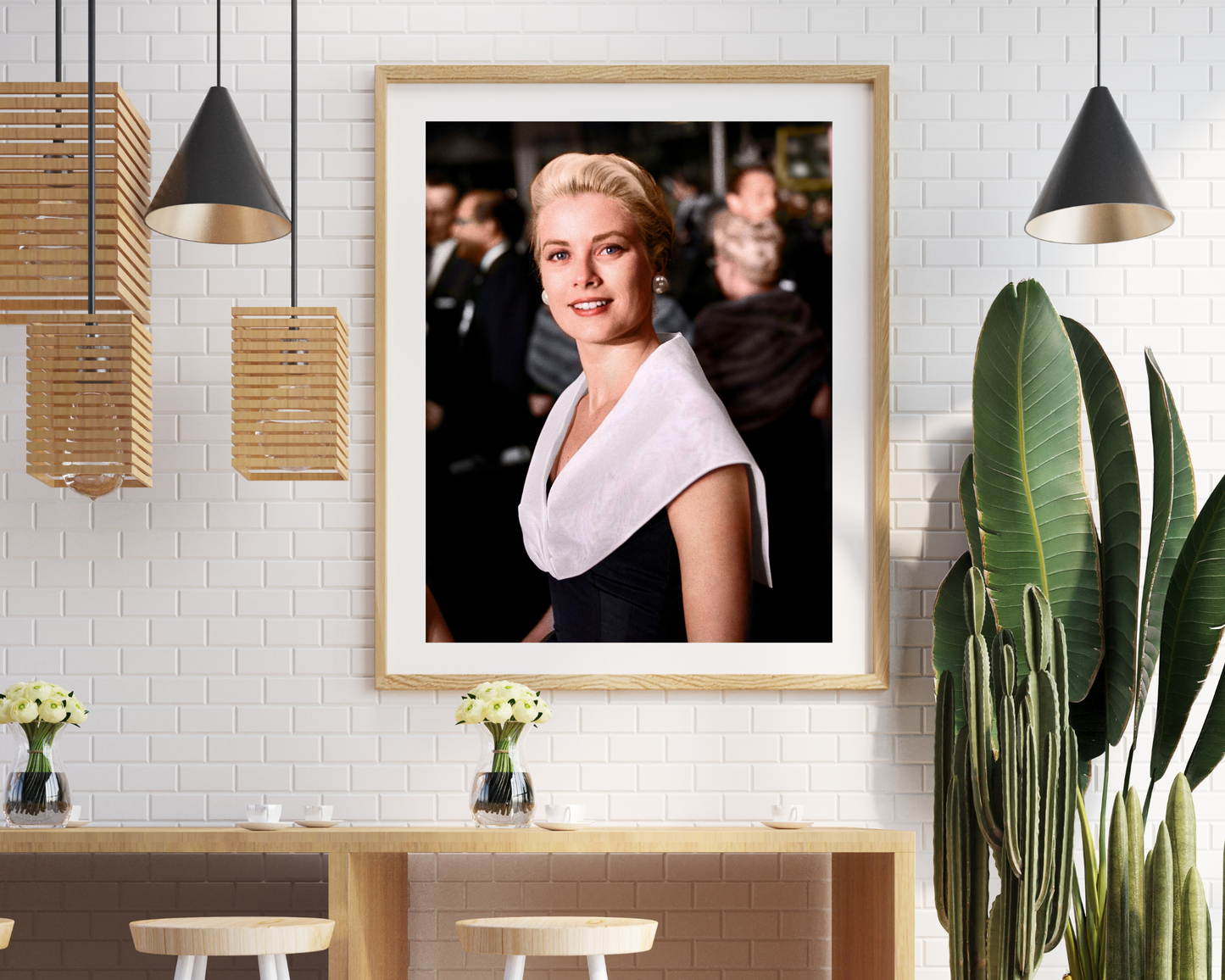 Grace Kelly at the Premiere of Rear Window