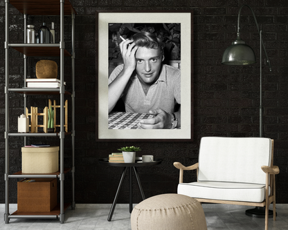 Dennis Hopper Smoking at Villa Capri