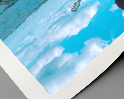 John Lennon and George Harrison at a Beach