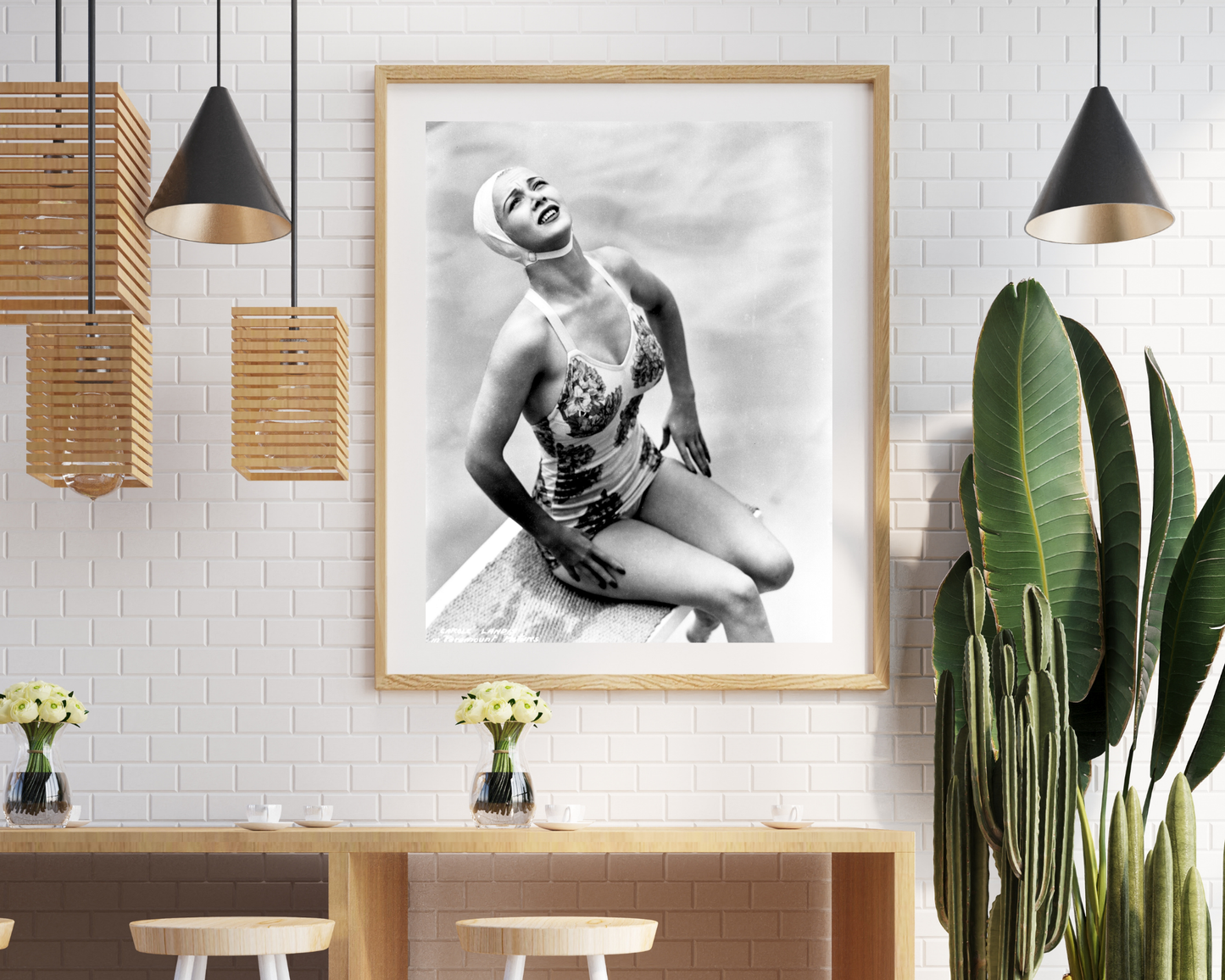 Carole Landis on Diving Board