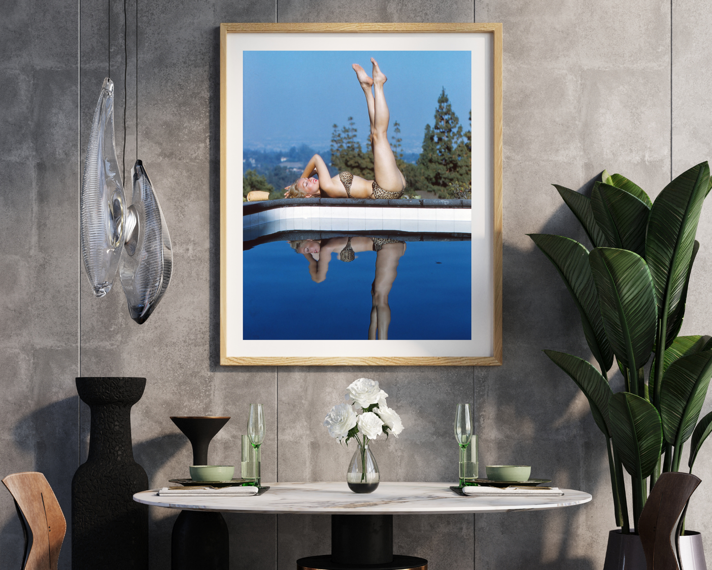 Julie Newmar: Pinup by the Pool