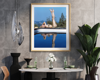 Julie Newmar: Pinup by the Pool