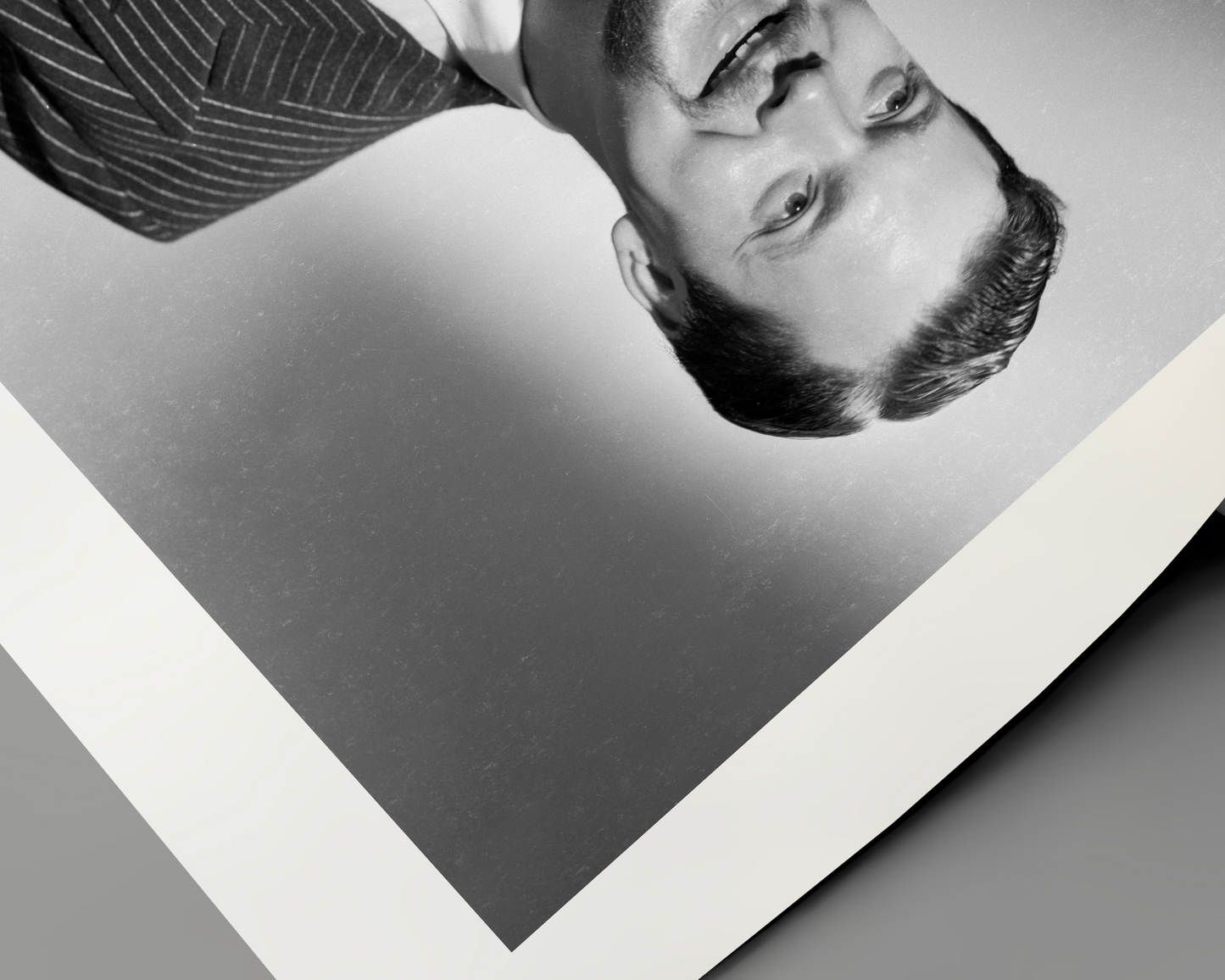 Orson Welles Smilling in the Studio