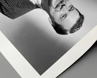 Orson Welles Smilling in the Studio