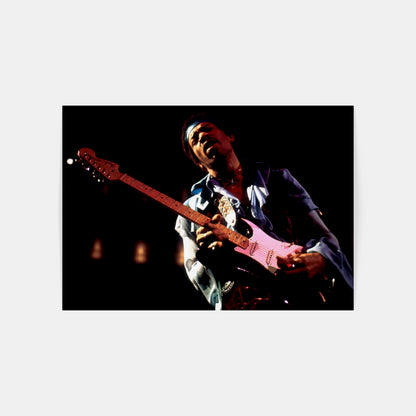 Jimi Hendrix Shredding on Guitar