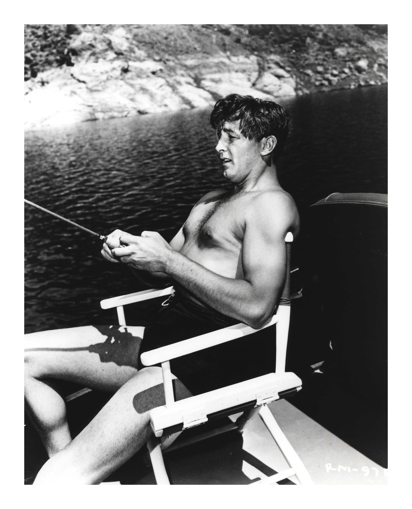 Robert Mitchum Fishing