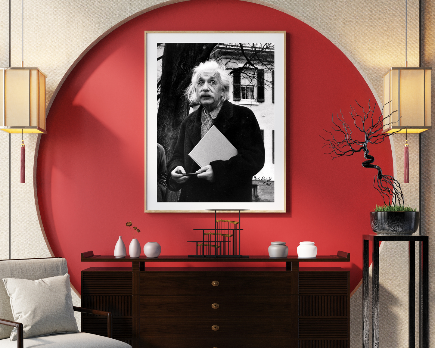 Dr. Albert Einstein Iconic Portrait