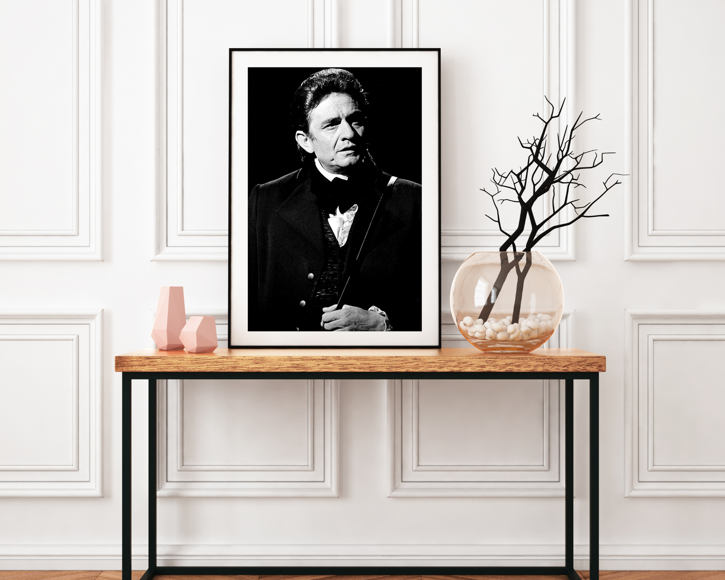 Johnny Cash spielt Mundharmonika