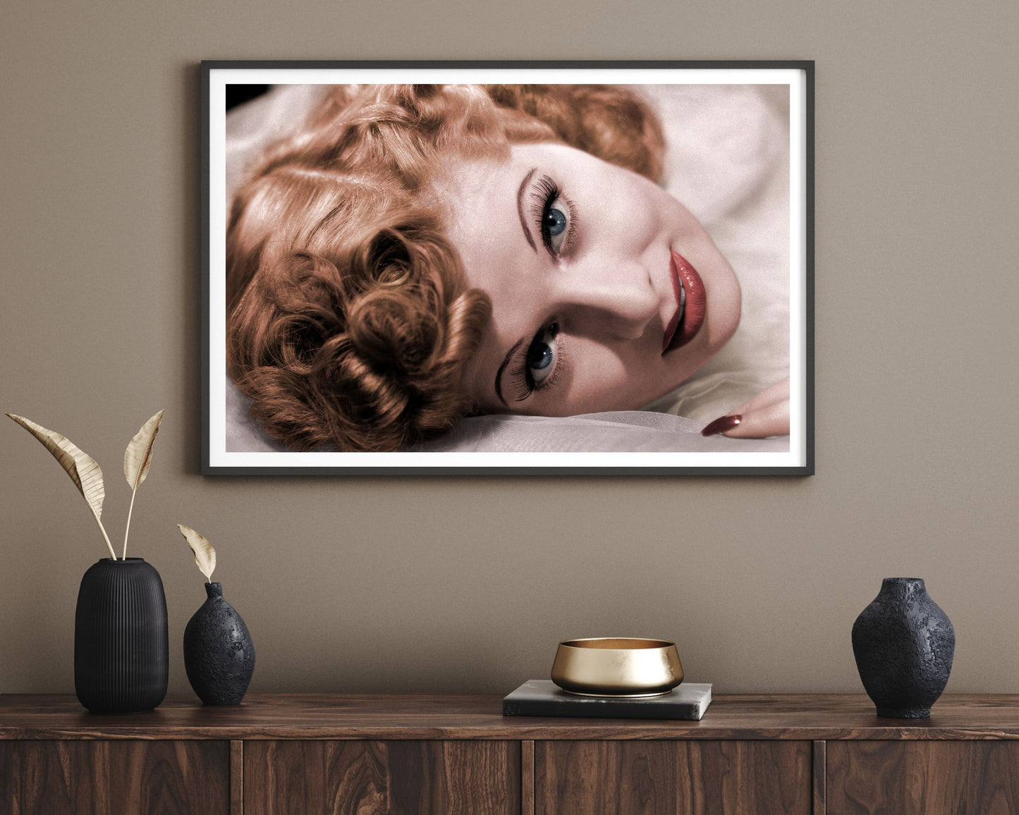 Lucille Ball sur soie