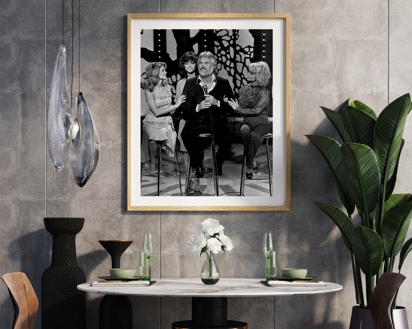 Johnny Cash spielt Mundharmonika