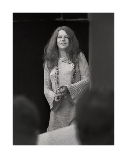 Janis Joplin Candid and Smiling at Monterey Pop