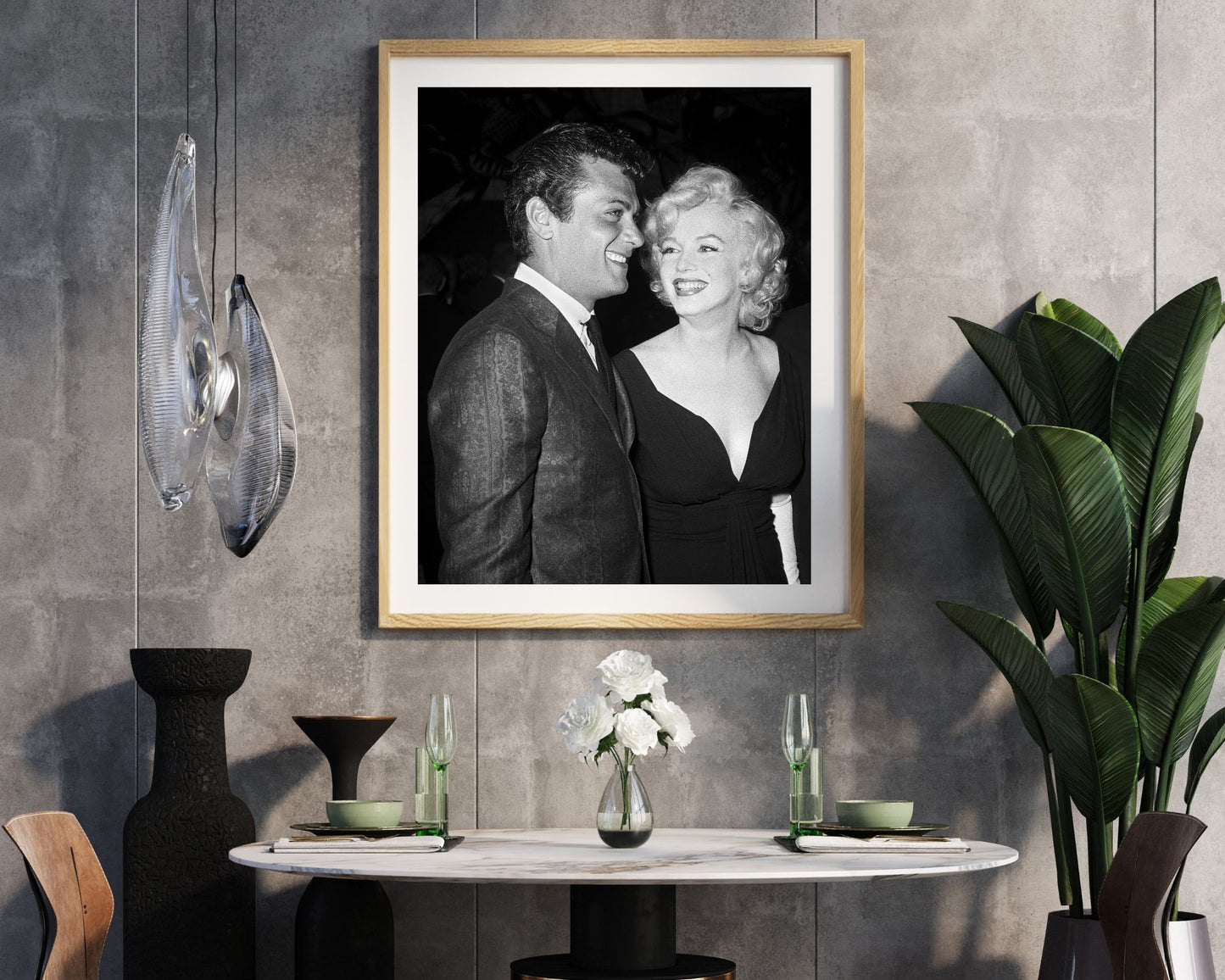 Marilyn Monroe und Tony Curtis