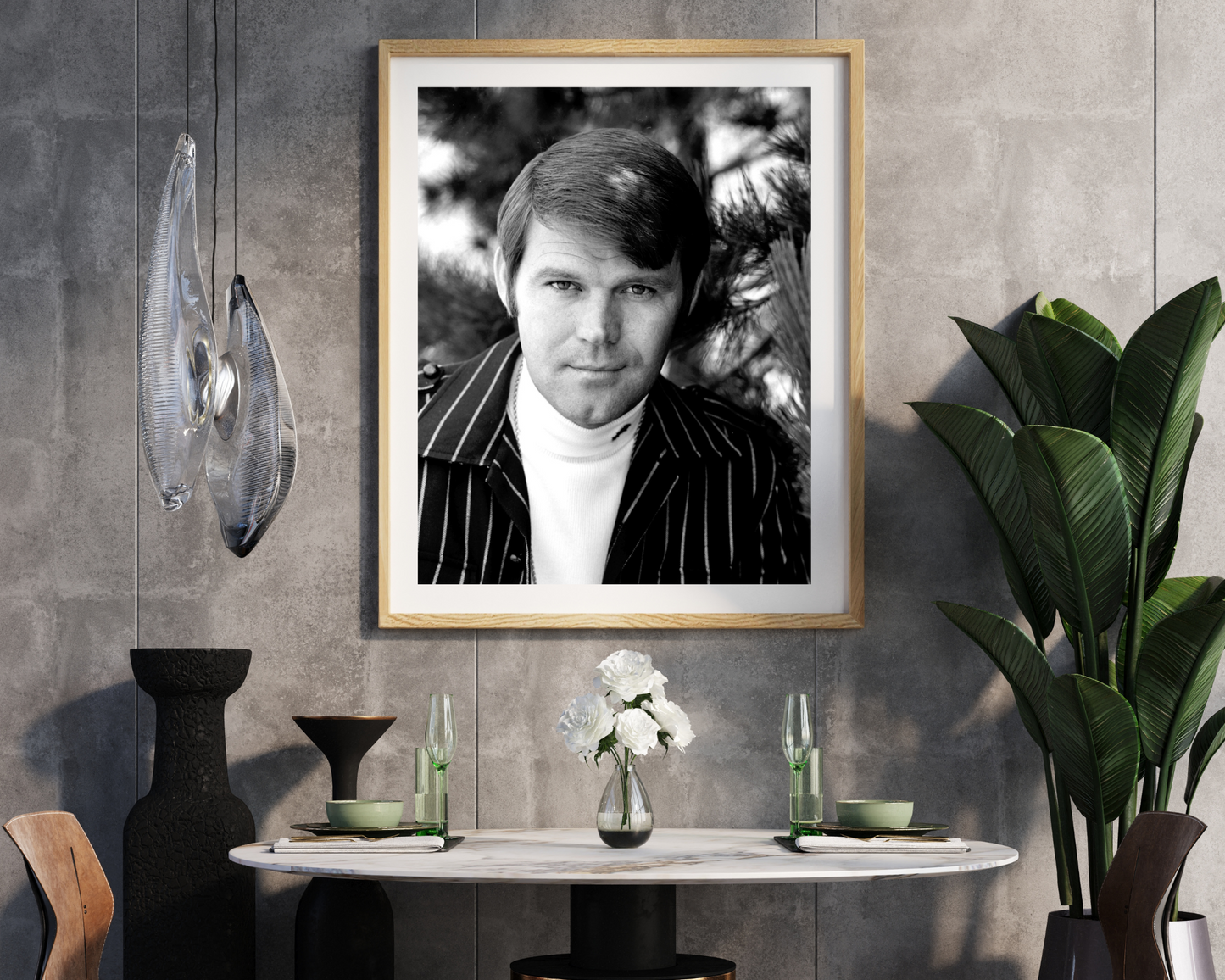 Johnny Cash spielt Mundharmonika