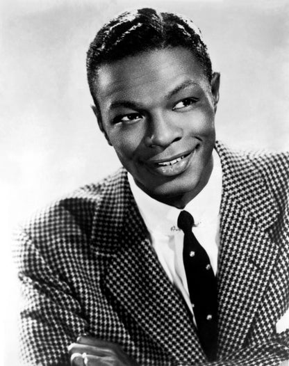 Nat King Cole Smiling in the Studio